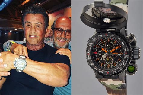 richard mille skull sylvester stallone|sylvester stallone panerai.